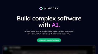 Plandex - KI-Programmierungsengine preview